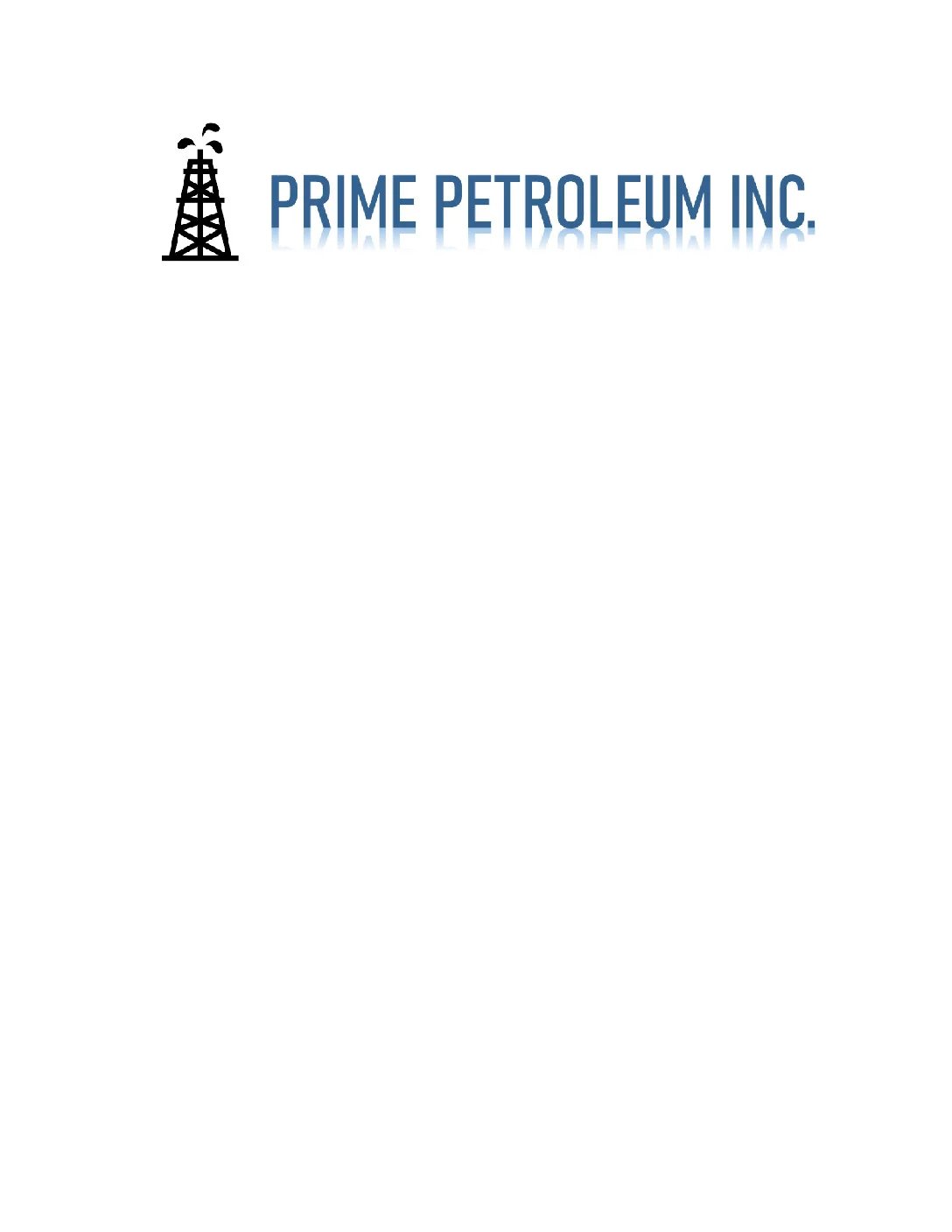 Prime Petroleum Inc.
